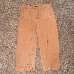 Women’s Velvet Pants Size 31 Wide Leg High Waist Pocket Pants